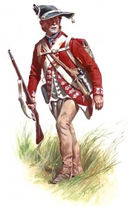 33rd Regiment of Foot soldier painting