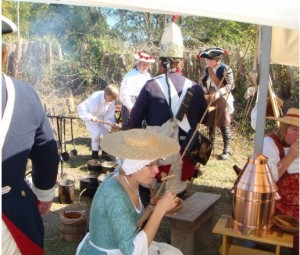 Von Bose camp at Camden 2007 reenactment