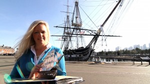 Denise Price and USS Constitution