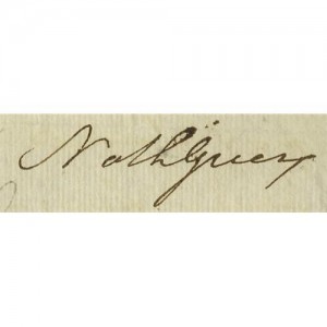 Nathanael Greene's signature