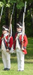 Recreated 1st and3rd Guards grenadiers