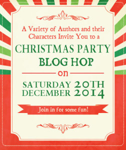 Christmas party blog hop logo