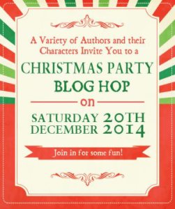 Christmas party blog hop logo