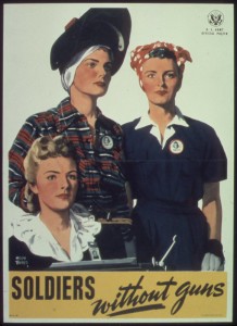 World War II women poster