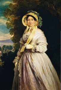 Princess Juliane Henriette Ulrike painted by Winterhalter