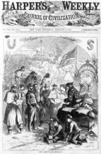 Santa Claus Visits Union Camp 1863