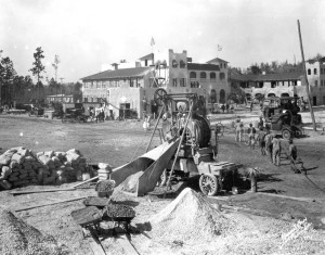 Construction crews at work in New Homosassa