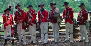 33rd Light Redcoats at Brattonsville