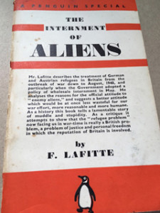 Internment of Aliens book cover