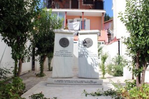 Memorial to Karrer and Chrysostomos
