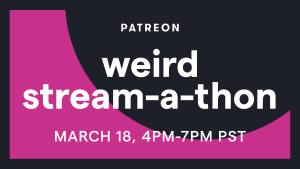 Patreon Stream A Thon logo